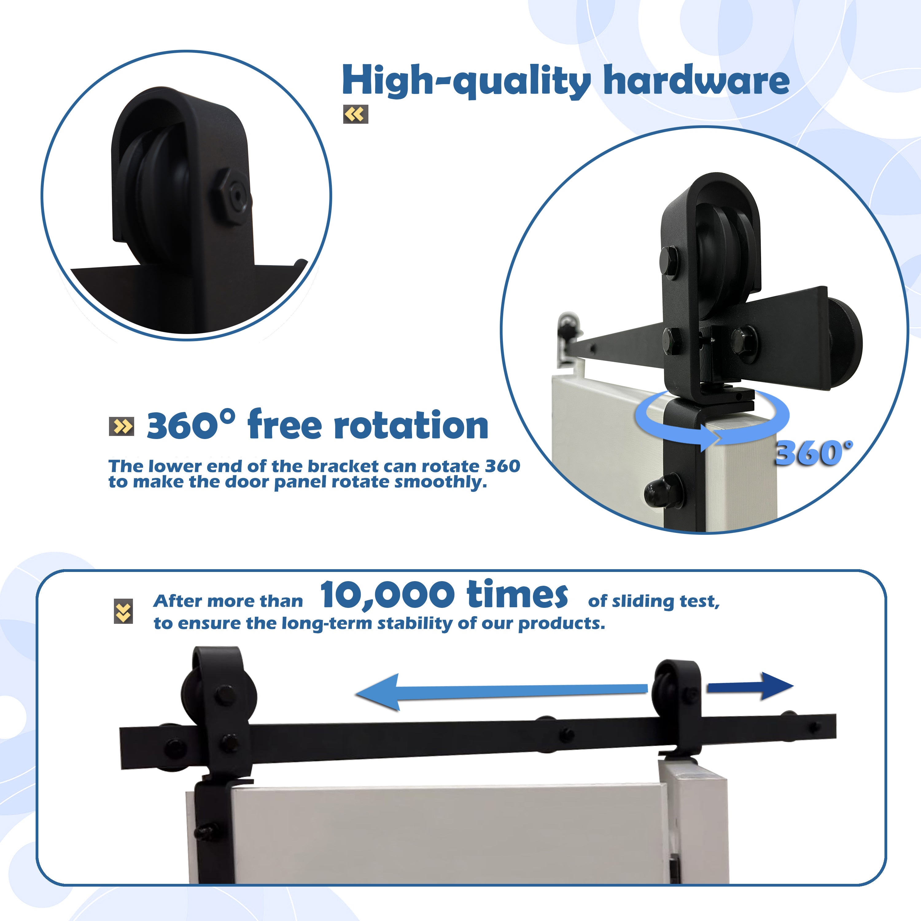TENONER White MDF Louvered Bi-Fold Sliding Barn Door for Closet, Pantry, Laundry Room - Space-Saving and Smooth Operation with Hardware Kits