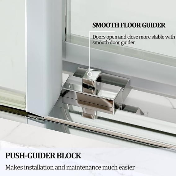 #Color_Bypass Shower Door