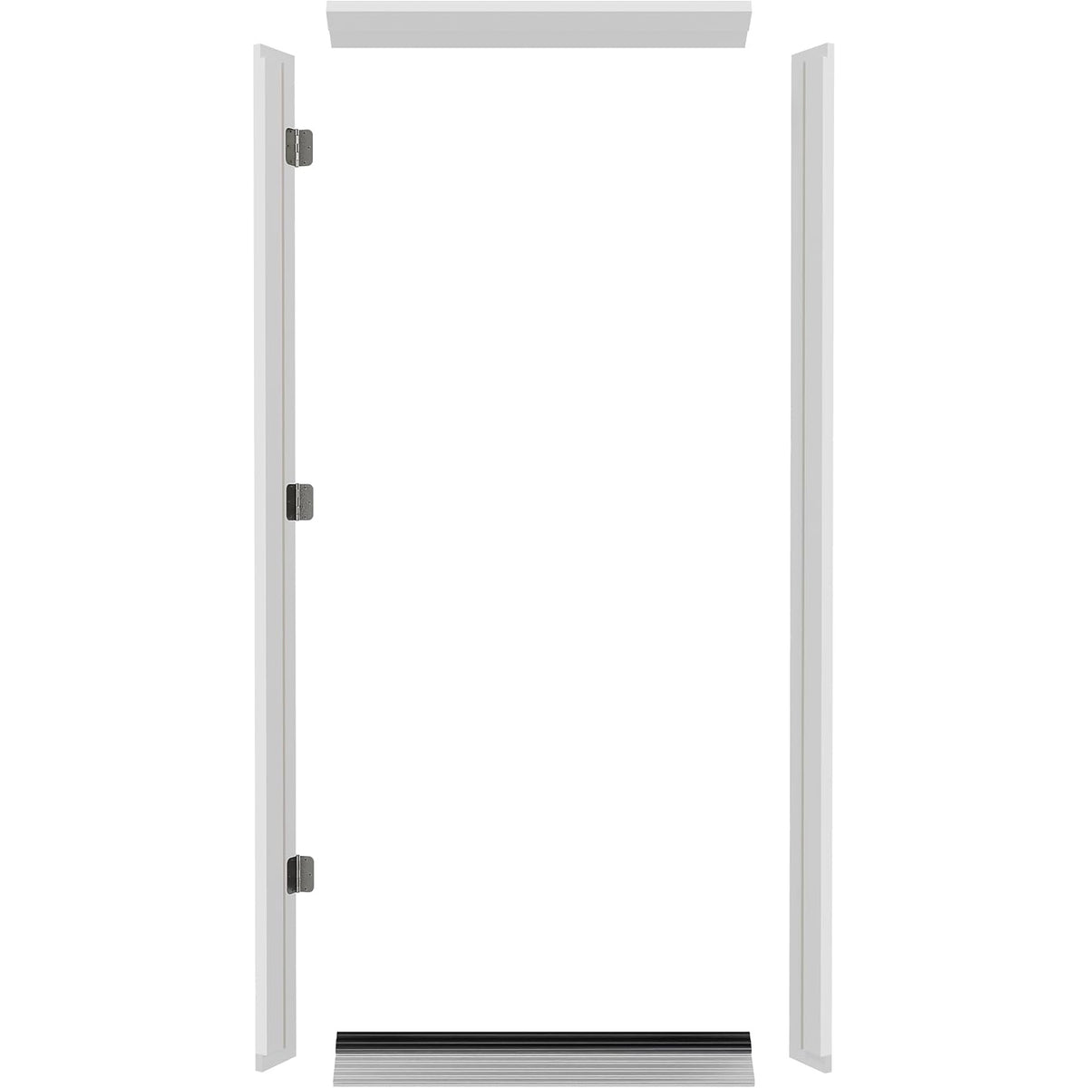 TENONER 36-inch White Solid Exterior Door Frame with Threshold
