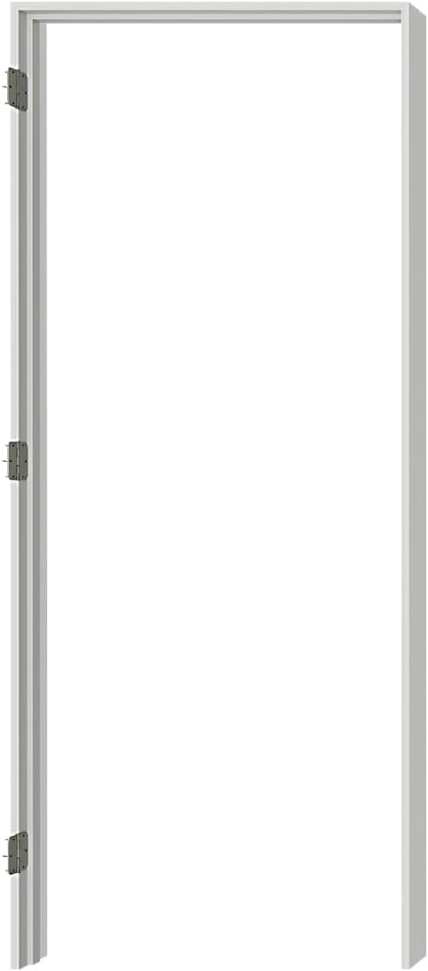 TENONER White 36 in Adjustable Door Frame with Handle