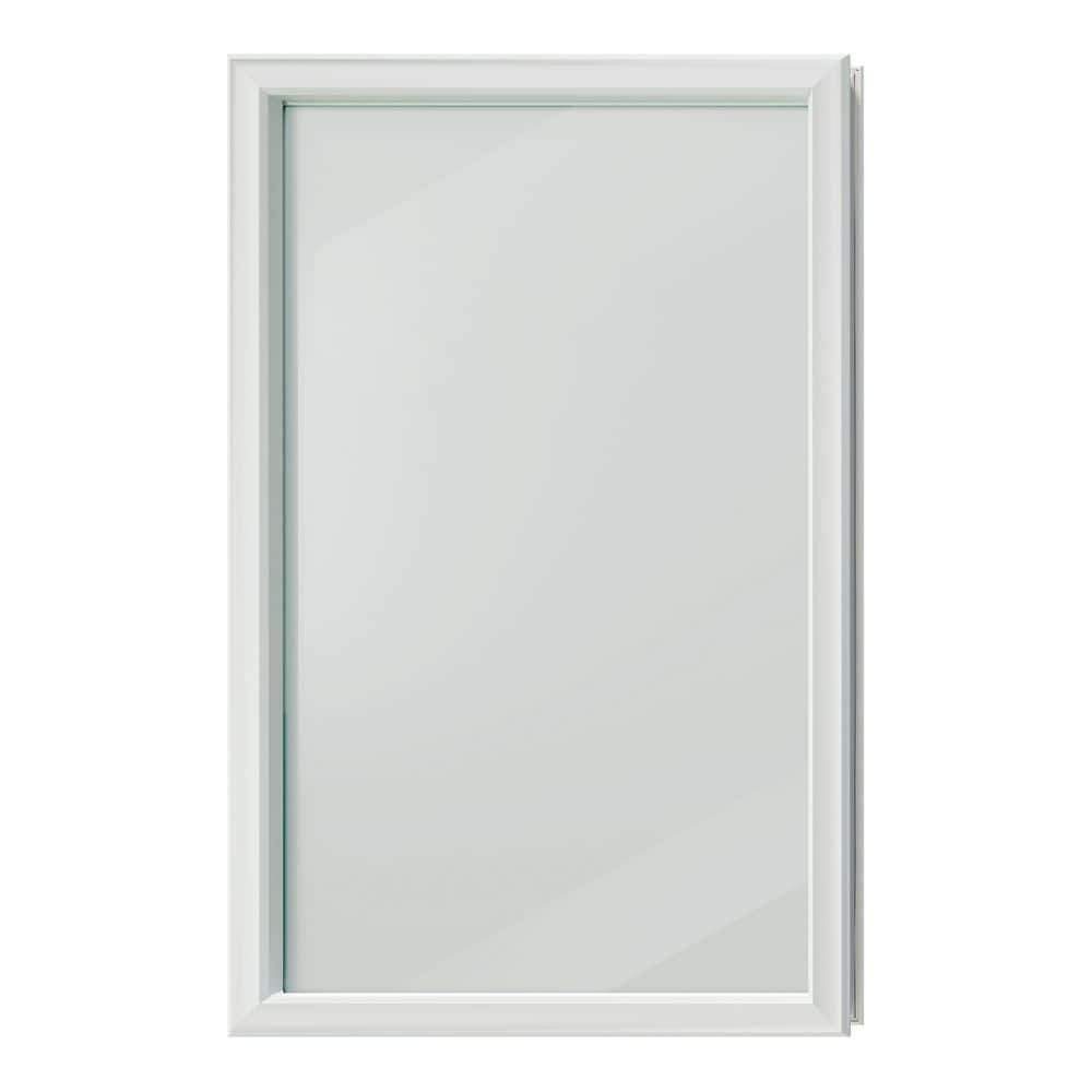 TENONER 1-Lite Frosted Glass Inserts for Exterior Doors Replacement for Enclosed Shutters Insert Kit
