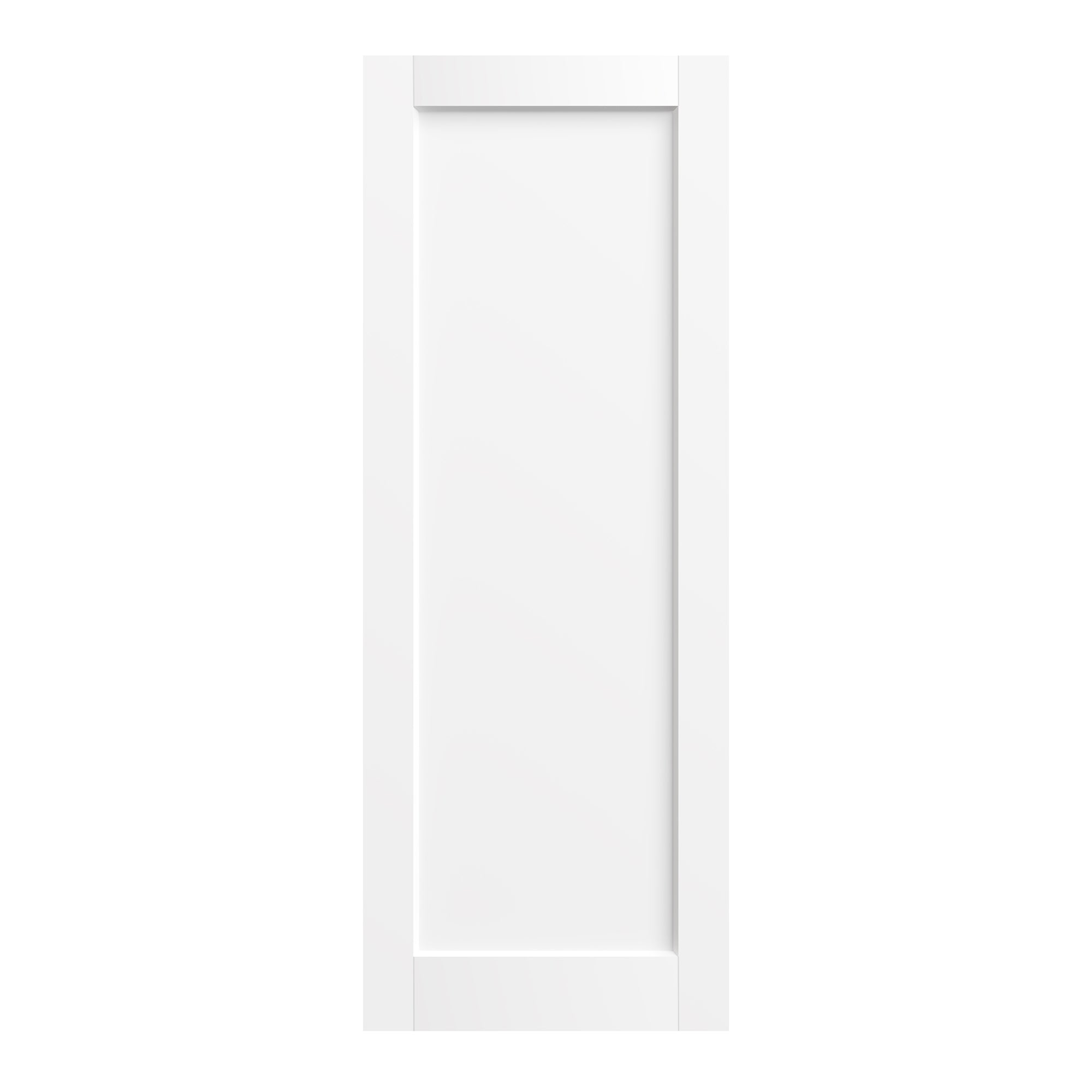 French Interior Door - 1-Panel Solid Core Wood Pantry Door, Closet & Bathroom Single Pre-Finished Door Slab - White Primed(Not Include Door Hinges)