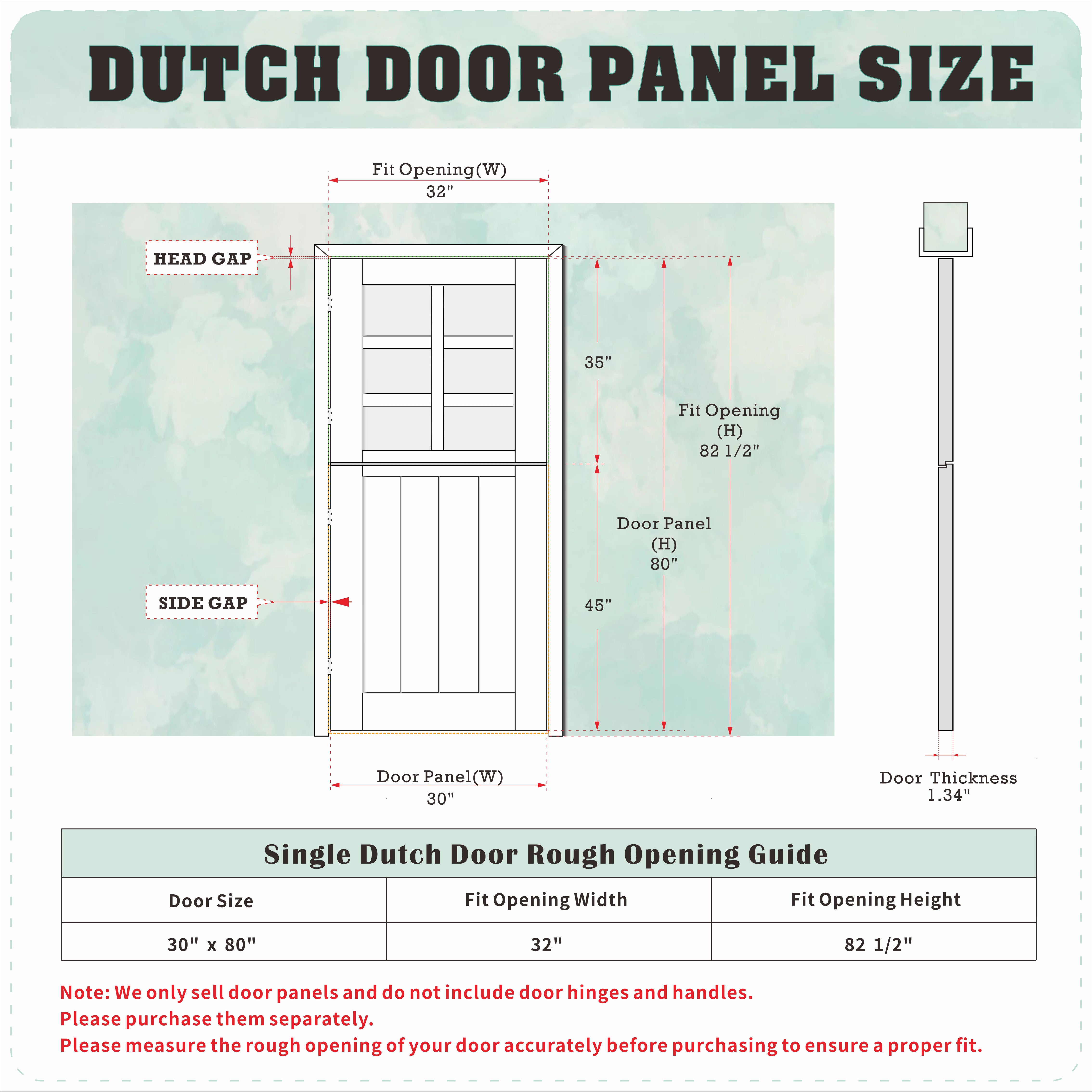 30 in. x 80 in. 9-Lite Frosted Glass, Finished Half Split Interior Dutch Door Slab with Natural Pine Wood Color