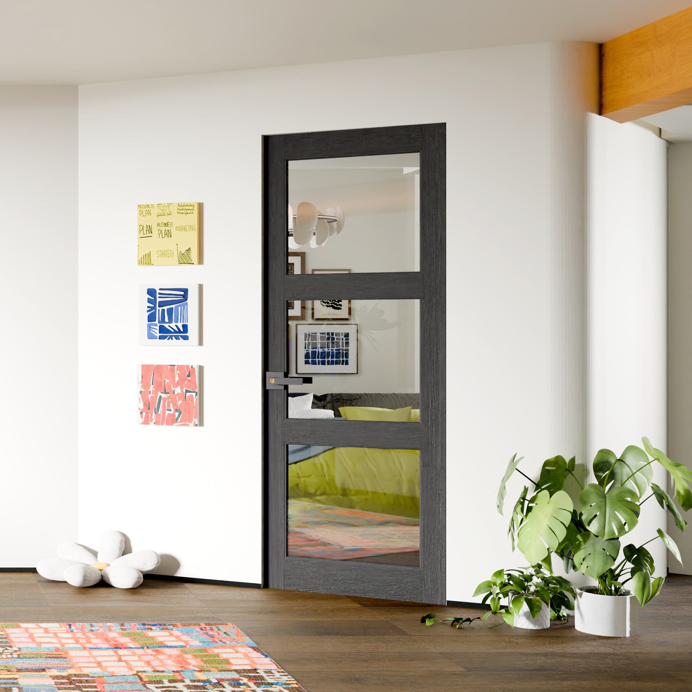 #TYPE_Black Door handle