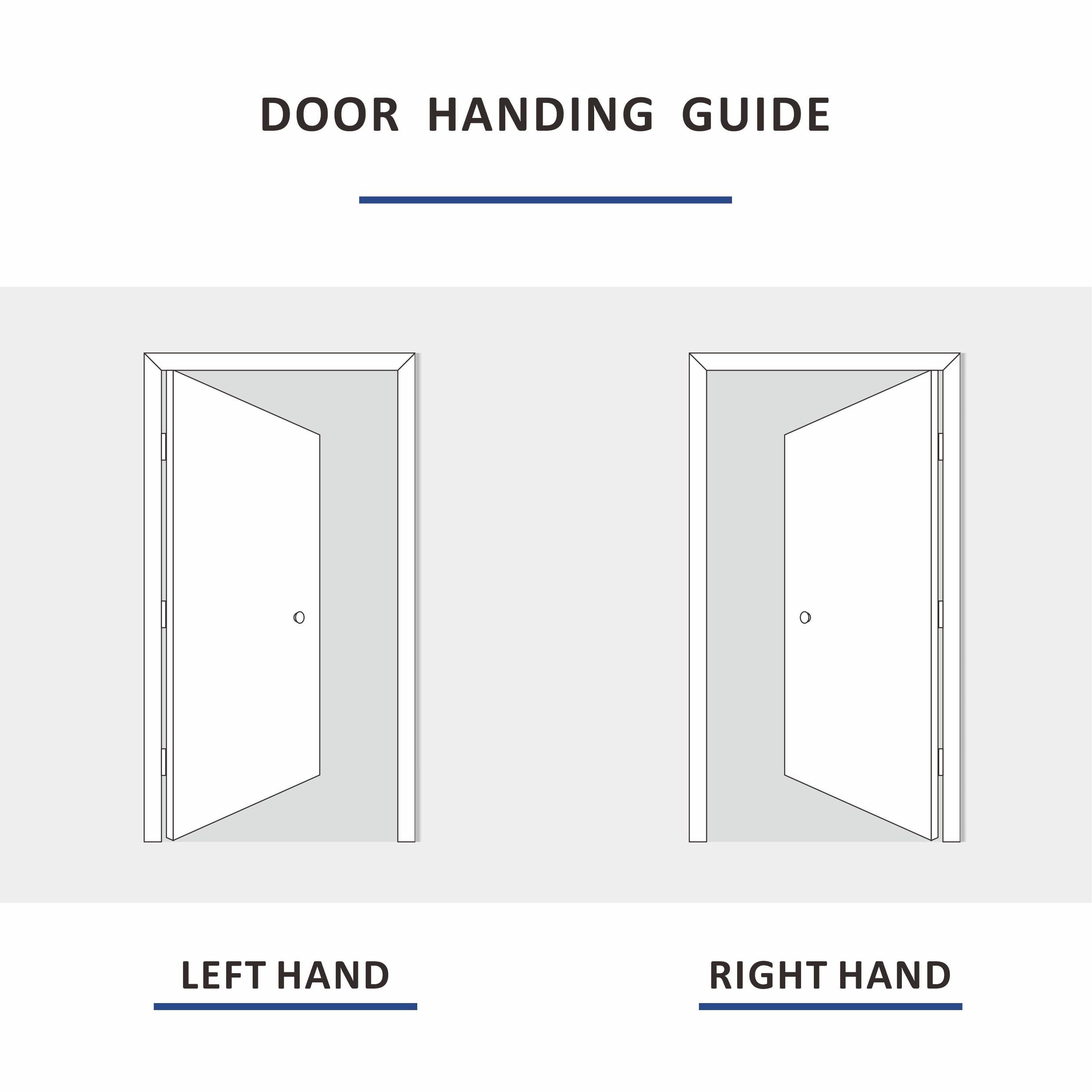 TENONER Pine Wood Primed Exterior Door Frame with Weatherstrip - Pre-Installed Hinges
