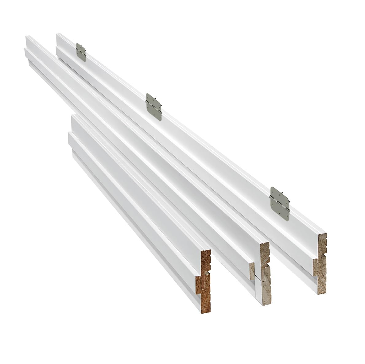 TENONER White 36 in Adjustable Door Frame with Handle