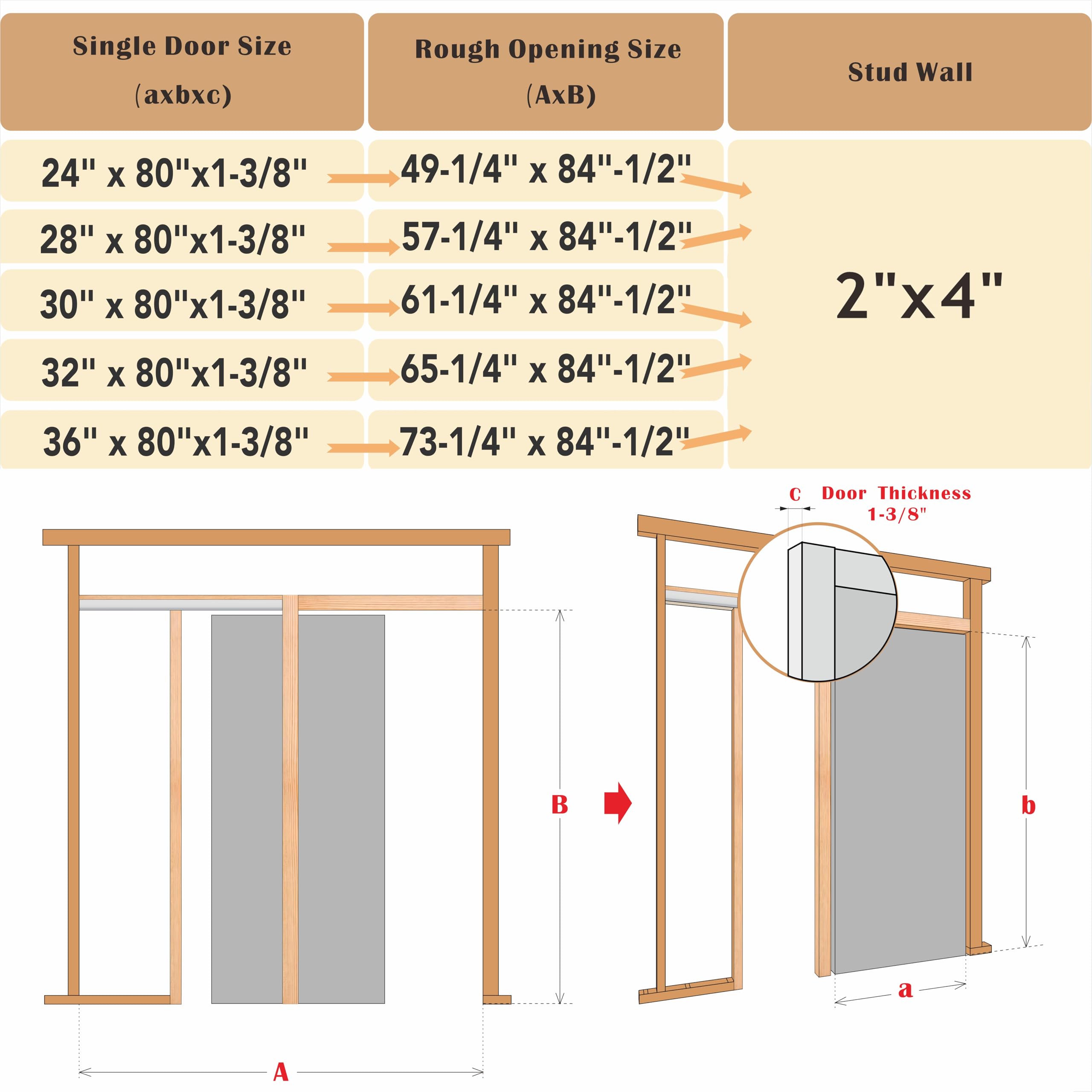 TENONER White Half Lite Frosted Glass and Half Louver Sliding Pocket Door with Hardware