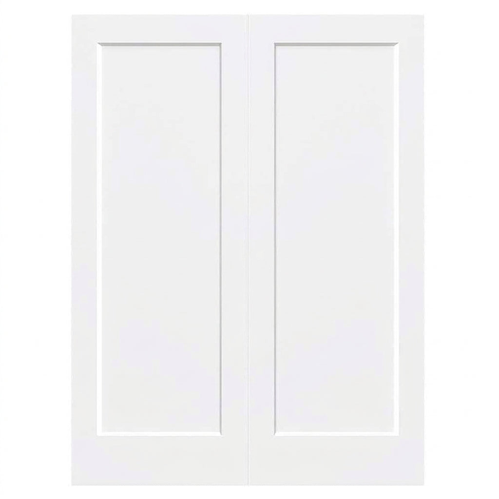 TENONER White Primed 1-Panel Hollow Interior Door for Pantry, Closet, Easy to Install, Stain Resistant
