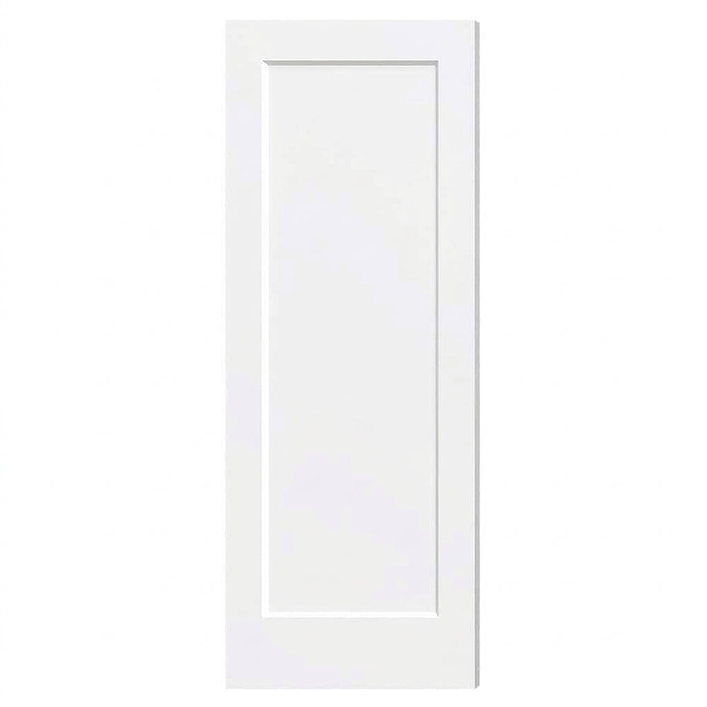 TENONER White Primed 1-Panel Hollow Interior Door for Pantry, Closet, Easy to Install, Stain Resistant