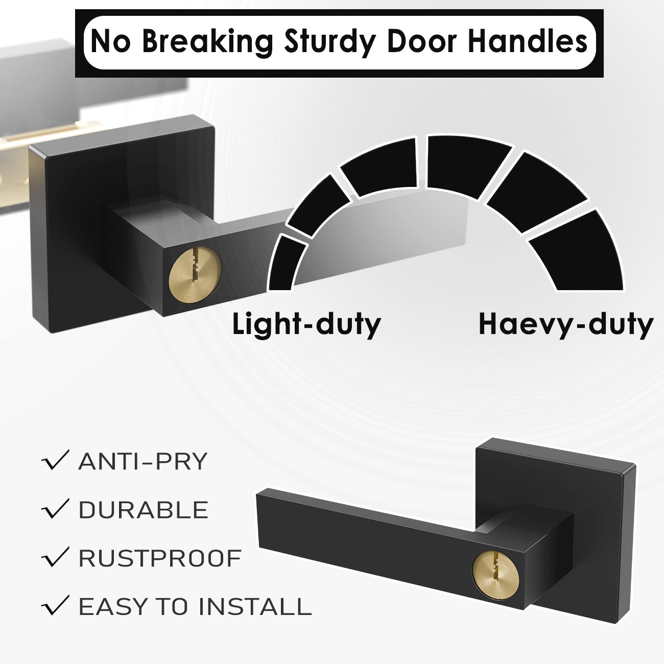 #TYPE_Black Door handle