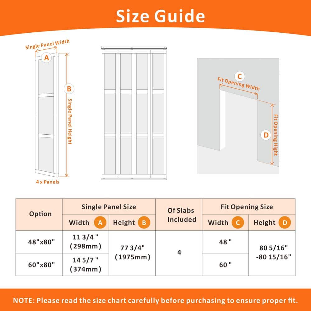 White MDF PVC Covering Full Light Mirrored 4-Panel Bi-Fold Door for Closet, Laundry Room, Bathroom - Space-Saving