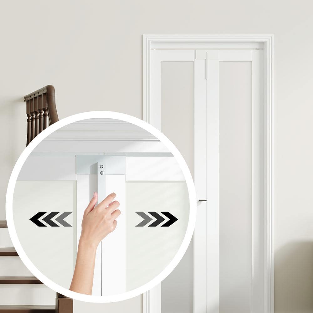 White Bifold Door Lock - Easy Installation