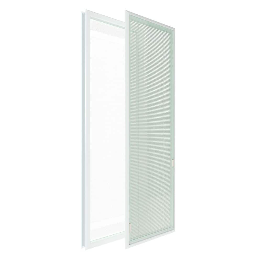 Tenoner Single-Glass Magnetically Controlled Louvered Blinds Replacement (Replacement glass frame not included)