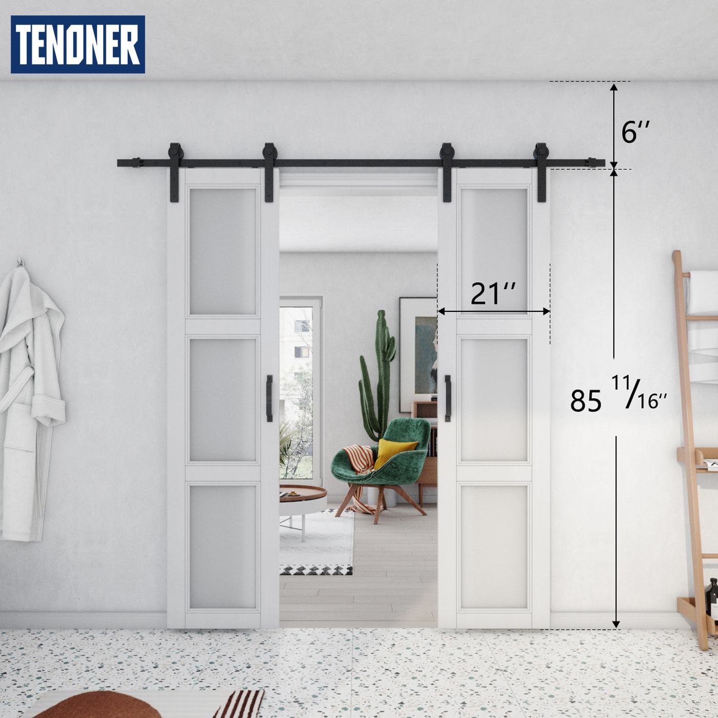 DOUBLE SLIDING DOOR - Style 3